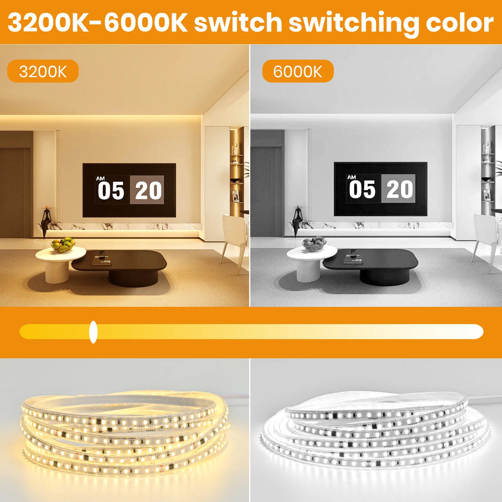 Tecnología LED de alto brillo para una iluminación más clara y eficiente. Diseño flexible y fácil de instalar en cualquier superficie.