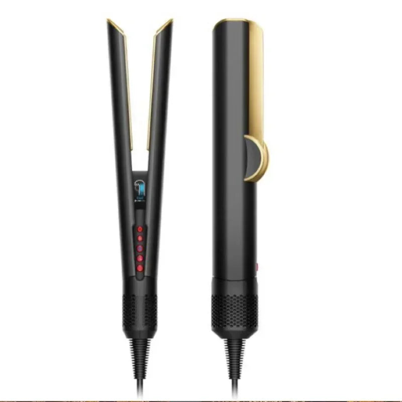 **Alisador y Secador de Cabello 2 en 1 con Iones Negativos – Herramienta Profesional de Estilizado para Todo Tipo de Cabello, Calentamiento Rápido