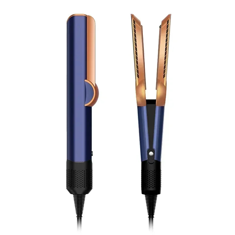 **Alisador y Secador de Cabello 2 en 1 con Iones Negativos – Herramienta Profesional de Estilizado para Todo Tipo de Cabello, Calentamiento Rápido