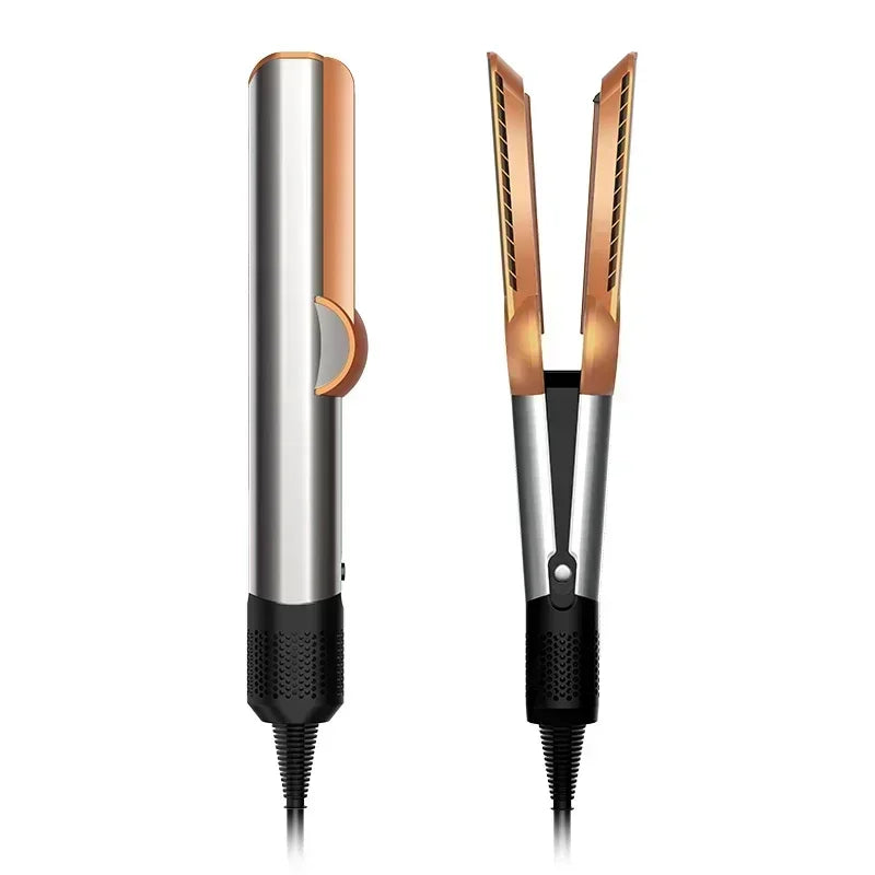 **Alisador y Secador de Cabello 2 en 1 con Iones Negativos – Herramienta Profesional de Estilizado para Todo Tipo de Cabello, Calentamiento Rápido